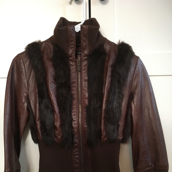 Rare MACKAGE leather bomber jacket size S - Picture 4 of 7